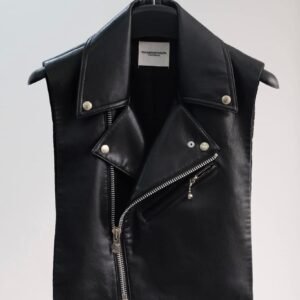 Takahiromiyashita The Soloist Zipped Biker Vest