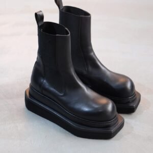Rick Owens Beatle Turbo Cyclops Boots Black