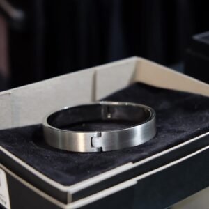1017 ALYX 9SM Silver Lightercap Cuff Bracelet