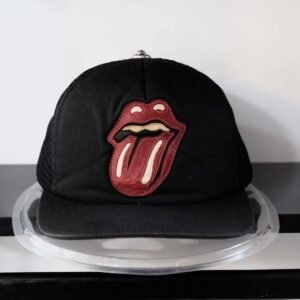 Chrome Hearts x Rolling Stones Leather Patch Trucker Hat
