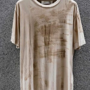 1017 ALYX 9SM Faded Effect Crewneck T Shirt Beige