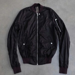 Rick Owens Drkshdw Flight Bomber Jacket Black