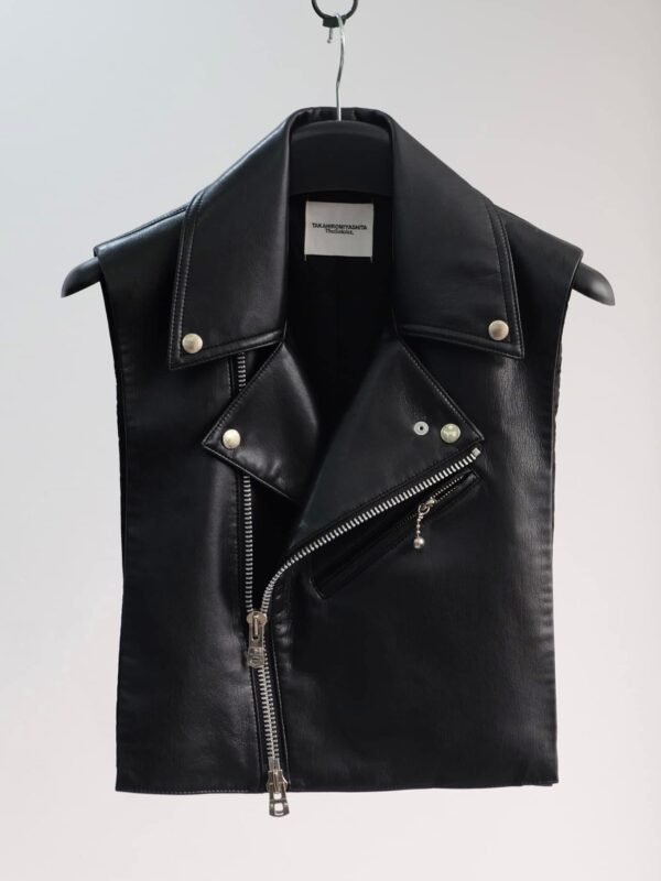 Takahiromiyashita The Soloist Zipped Biker Vest