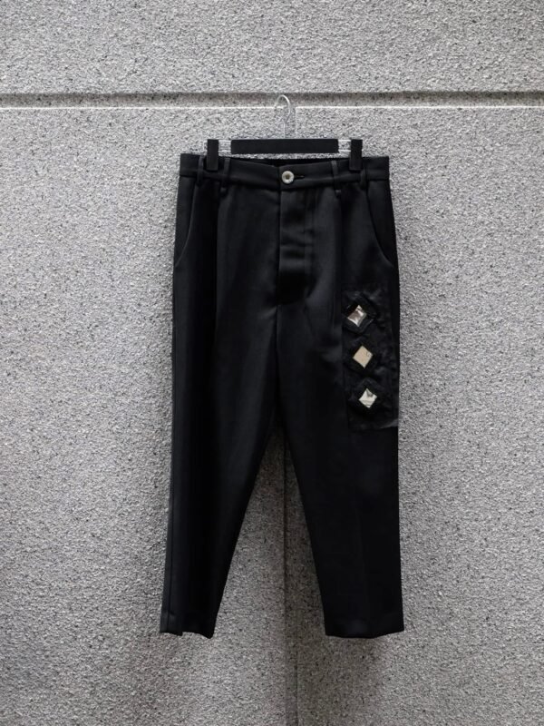 Song For The Mute 22.2 Mirror Cropped Trouser Pants