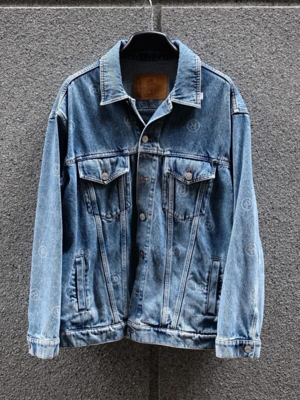 Martine Rose Denim Blue Oversized Jacket
