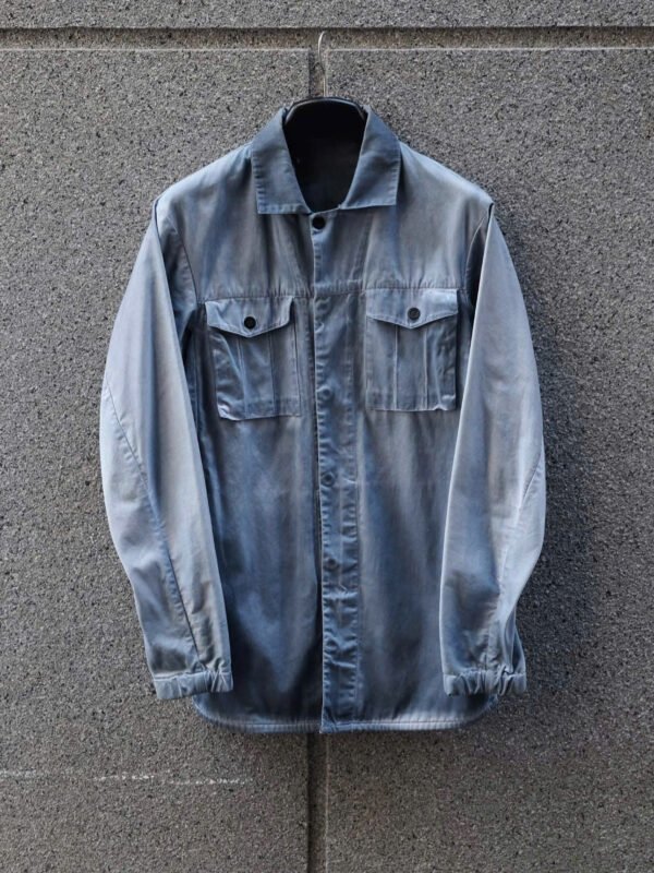 11 By Boris Bidjan Saberi Blue White Denim Shirt