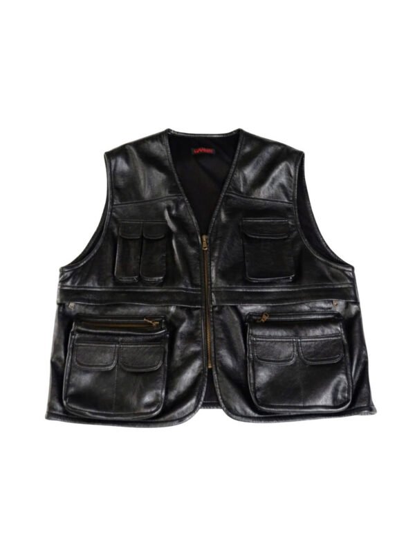 LUU DAN Cargo Faux – Leather Vest