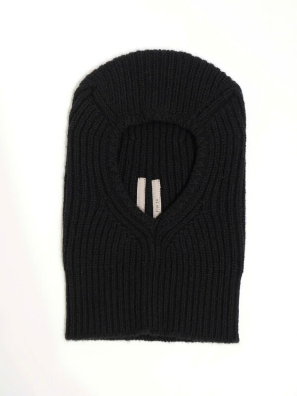 Rick Owens Ribbed v-cut balaclava